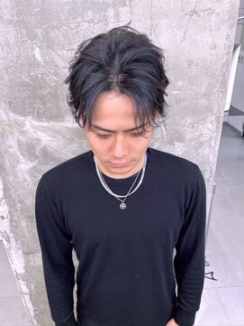 メンズサロン キング 高槻店(Men’s salon K!ng) 波巻きツイストスパイラルパーマ/フェザーパーマ/眉毛/メンズ