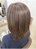 白髪ぼかしハイライト