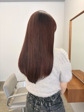 ロジェ(loje) 20代30代40代 暖色カラー/くびれヘア/ピンクブラウン