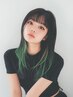 インナーカラー ￥11000/ポイントカラー ￥8800【韓国/ダブルカラー/川崎駅】