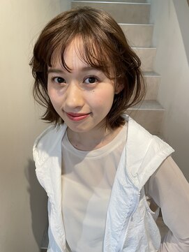 ヘアーアンドファッションシオミエイチ (hair＆fashion shiomi H) 外はねボブ◯