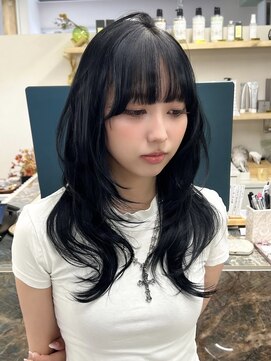 ハチ(HACHI) ハッシュカット風韓国レイヤーカット