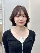 ロンドリゼル 札幌(Lond RiseL)&nbsp;◯ オリーブグレー/韓国/レイヤーカット/髪質改善/縮毛矯正/札幌