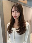 大人ガーリー/似合わせカット/ミディアムレイヤーカット/銀座