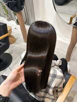 ホーミーキョウト(Homey Kyoto)&nbsp;暗髪で綺麗に見せるオリーブグレージュ☆