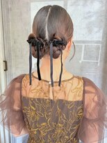 アイリス 天文館店(AIRIS)&nbsp;シニヨン ヘアセット お団子ヘア 結婚式 韓国ヘアアレンジ 20代