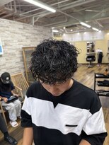 アーシャム(Arsham)&nbsp;メンズツイストパーマ　スパイラルパーマ　久留米