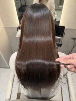 ジーナ 近鉄奈良(Zina)&nbsp;髪質改善で叶える艶髪ブラウンロング