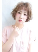 【Blanc/天王寺】オン眉＿＿ショートボブ