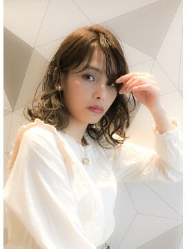 アルケー ヘアアンドヘッドスパ 錦糸町南口店(arche Hair&head spa) 大人可愛いココアベージュグレージュカラーボブウルフ黒髪錦糸町