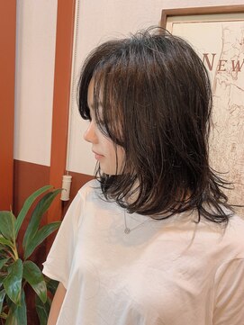 ルーファス 恵比寿 渋谷(Ruufus) ルーズ質感ミディアムスタイル【Ruufus恵比寿渋谷】314b5
