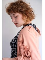 ラレイ(Lalei)&nbsp;【表参道/青山】イエローベージュ×くせ毛風ショート【ささき】