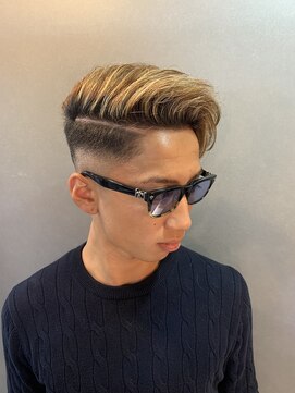 メンズ ラピス(Men's Lapis) フェード流しスタイル