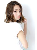ラフィスヘアー レイ 札幌店(La fith hair ray)  【La fith】 カーキグレージュ×切りっぱなしボブ