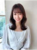 eri ヨシンモリ エギョモリ 韓国ヘアシースルーバングミディアム