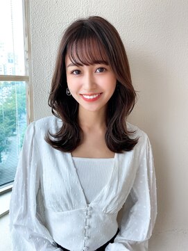 アフロート ディル(AFLOAT D'L) eri ヨシンモリ エギョモリ 韓国ヘアシースルーバングミディアム