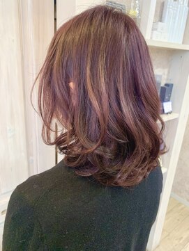 キャアリー(Caary) 福山市美容室Caary デジタルパーマ×ローライトカラー