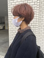 フロート 小阪店(float)&nbsp;ピンクベージュ_エアリーミディ 黒髪 ホワイトアッシュ