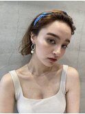 【hair salon W】外国人風ウェーブボブ