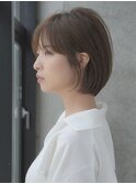 前髪あり大人ショートボブ20代30代40代【AIN.表参道】川原大地