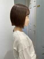 トゥーリ 薬院店(tuuli)&nbsp;tuuli miyu オレンジベージュボブ/20代30代40代50代