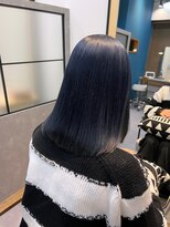 リノショアーズ 日本大通り店(RINOSHORES)&nbsp;【ブリーチ＋ワンカラー】カラーリストSHIORI/ブルーブラック