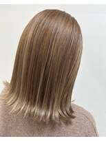 アールモンドヘア新世界&nbsp;【北見】#ハイライト#ブリーチカラー#ベージュカラー