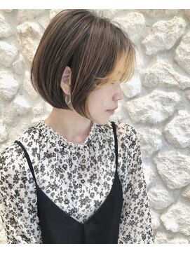 モアナバイヘッドライト 沖縄八重瀬店(Moana by HEADLIGHT) Moana【八重瀬】#韓国風#ボブ#イヤリングカラー#イメチェン