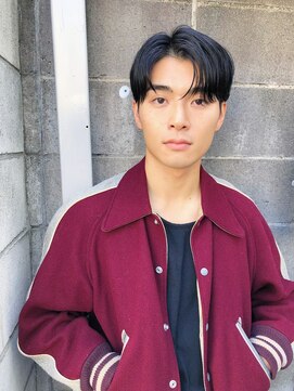 スーハ 恵比寿(SUUHA) スマートマッシュ×かきあげモードメンズヘア×前髪パーマ