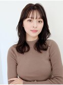 韓国風くびれレイヤーミディアム