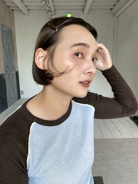 ナリー 裏寺(Nary) ブラウンカラー×ボブ