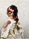成人式前撮りヘアセット