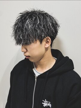 ルースト 京都駅前店(ROOST) マッシュツイスパホワイトメッシュ