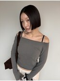 ハイトーンカラー/透明感ワンカラー/レイヤーカット/明治神宮前