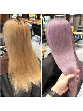 ネクスト 池袋(NEXT) ピンクカラー/パープル/ダブルカラー/ハイトーン/池袋