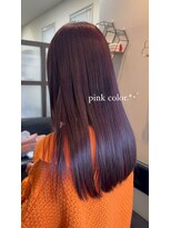 ヘアーアンドエステ サニープレイス(Hair&Esthe Sunny Place)&nbsp;ピンクカラー