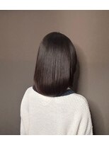 ヘアープラスヘッドスパ エン(Hair + Head spa en)&nbsp;ココアブラウンワンレングス