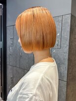 ボブミディアムショート美髪韓国ヘア_ba535921