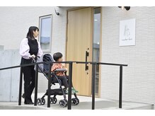 ナンバーヘア(number hair)の雰囲気（バリアフリーサロンベビーカーや車椅子でそのまま入店できます）