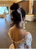 ウェディングヘアセット