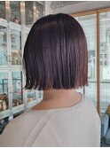 大人可愛い20代30代ショート前下がり刈り上げボブ