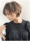 ショートボブ/ウエットヘア/デザインカラー/白髪/髪質改善/a