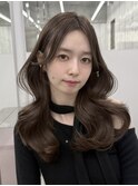 ☆韓国くびれヘア ショコラベージュカラー お顔周りカット☆