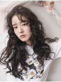 【セロ姫路】ロングウェーブ_ダークトーン_ダークブラウン