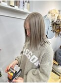 透け感グレー