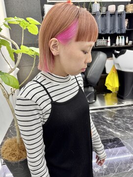 チュダック(ChuDuck) 韓国風《ミルクティー》ハイトーン/ケアブリーチ/ダブルカラー