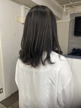 アジールヘア 北千住駅西口店(agir hair) 白髪ぼかしコントラストハイライトカラーkitasenjyu