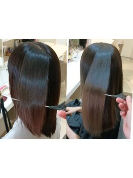 【カラーを諦めないで！】特許取得のオーガニックカラーで、何回染めても綺麗が続く♪ツヤのある美髪に＊