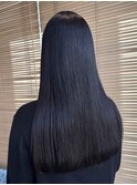 冬モード黒髪ロング◎艶感レイヤー×暗髪ストレート