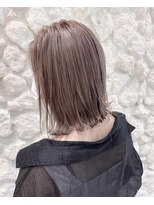 モアナ バイ ヘッドライト 宜野湾店(Moana by HEADLIGHT)&nbsp;Moana【宜野湾】#ミルクティーベージュ#結べるボブ#ケアブリーチ